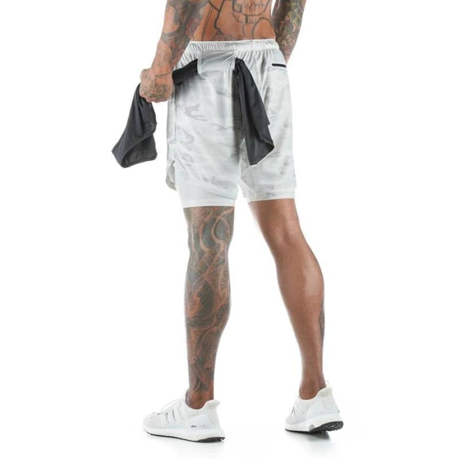 Short Esportivo Para Treino 2 em 1  Air Effect  Leve e Confortável