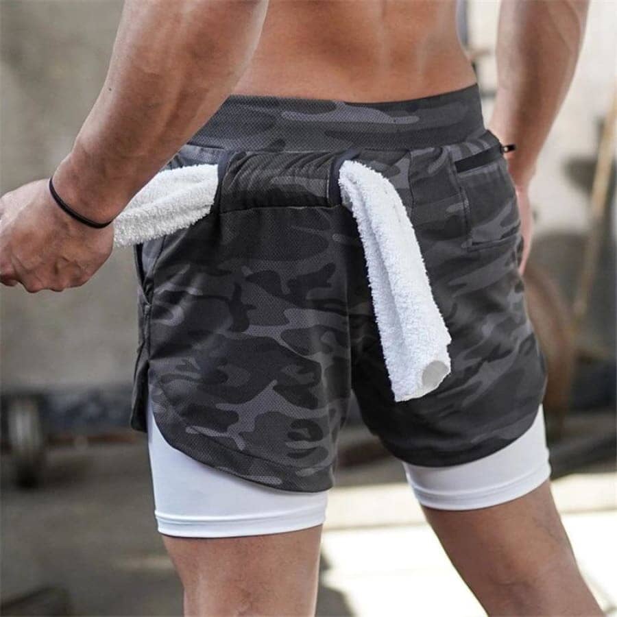 Short Esportivo Para Treino 2 em 1  Air Effect  Leve e Confortável