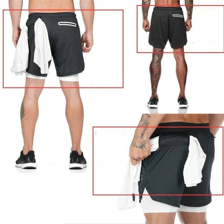 Short Esportivo Para Treino 2 em 1  Air Effect  Leve e Confortável