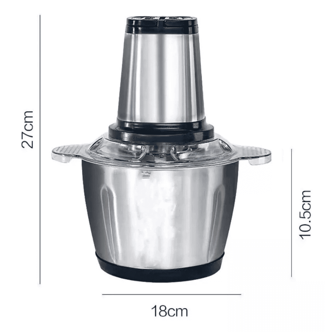 MULTI PROCESSADOR DE ALIMENTOS INOX - Pica, Tritura e Moe