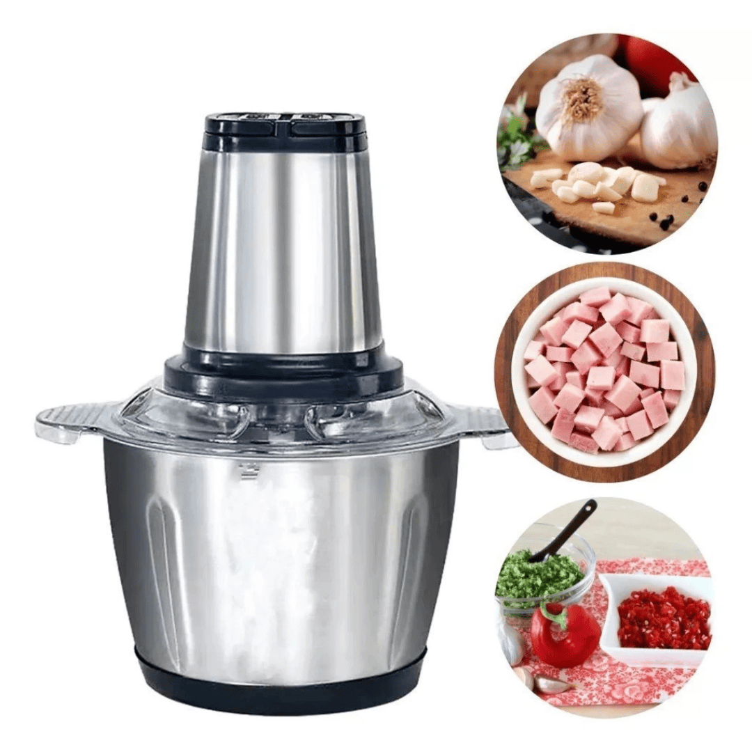 MULTI PROCESSADOR DE ALIMENTOS INOX - Pica, Tritura e Moe