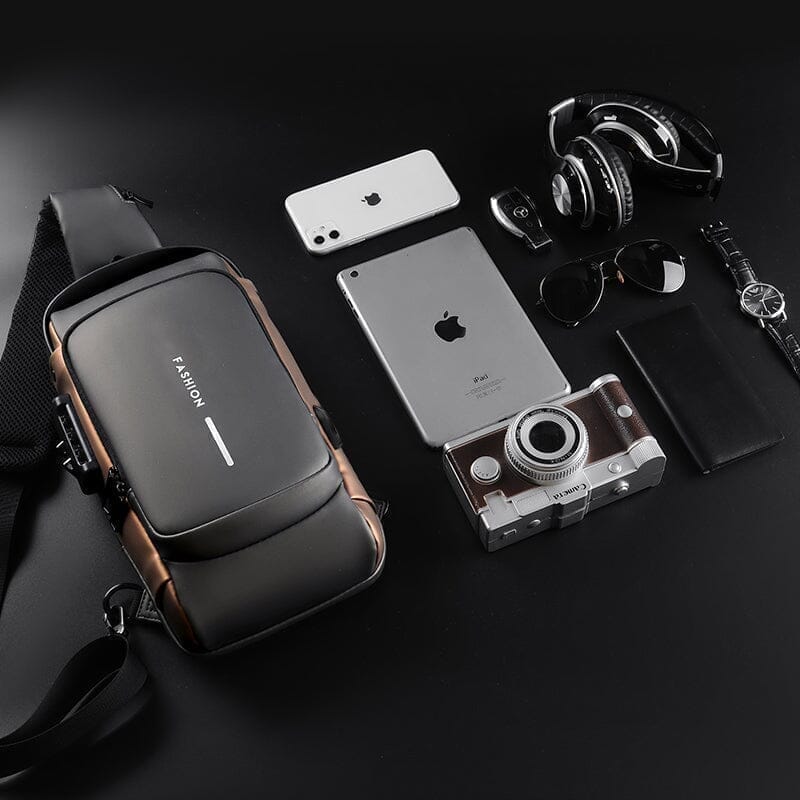 Mochila Anti-Furto  Slim Bag com Senha e Carregador USB
