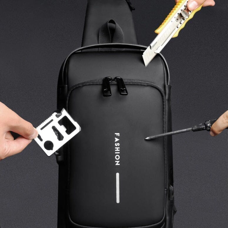 Mochila Anti-Furto  Slim Bag com Senha e Carregador USB