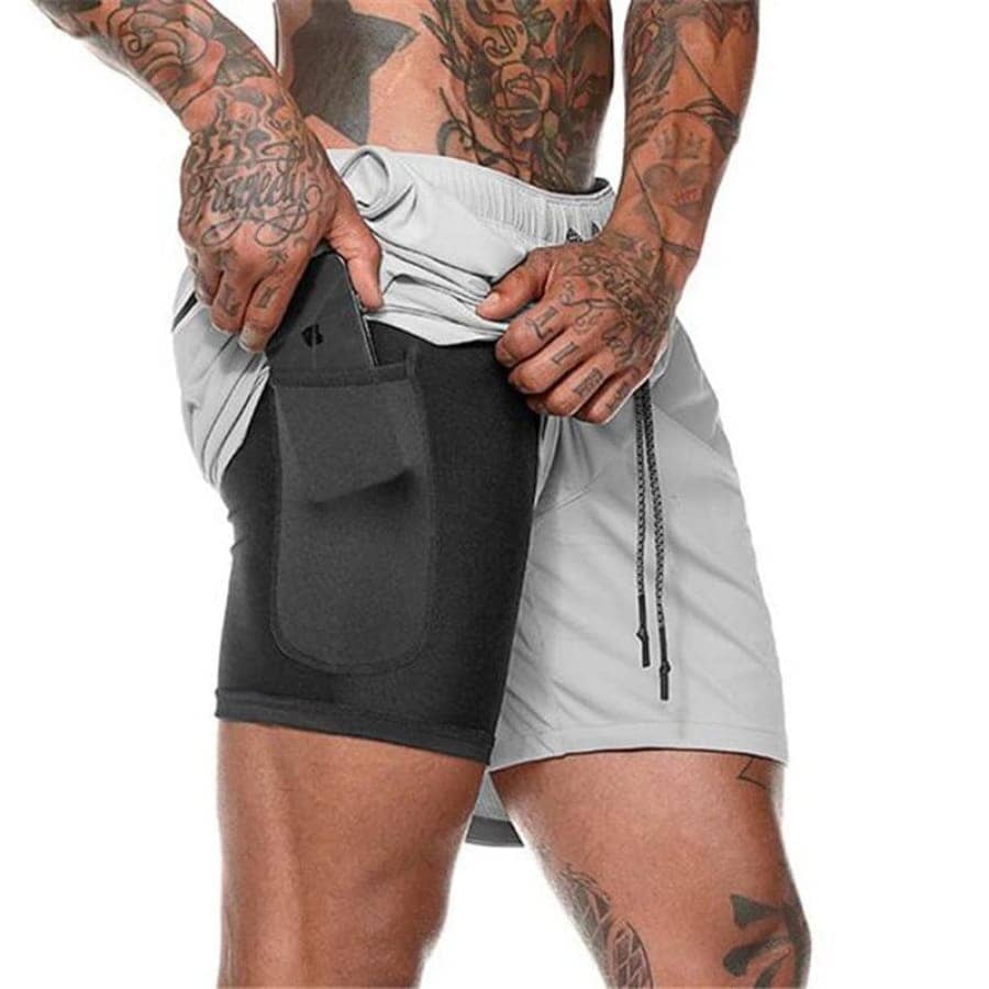 Short Esportivo Para Treino 2 em 1  Air Effect  Leve e Confortável