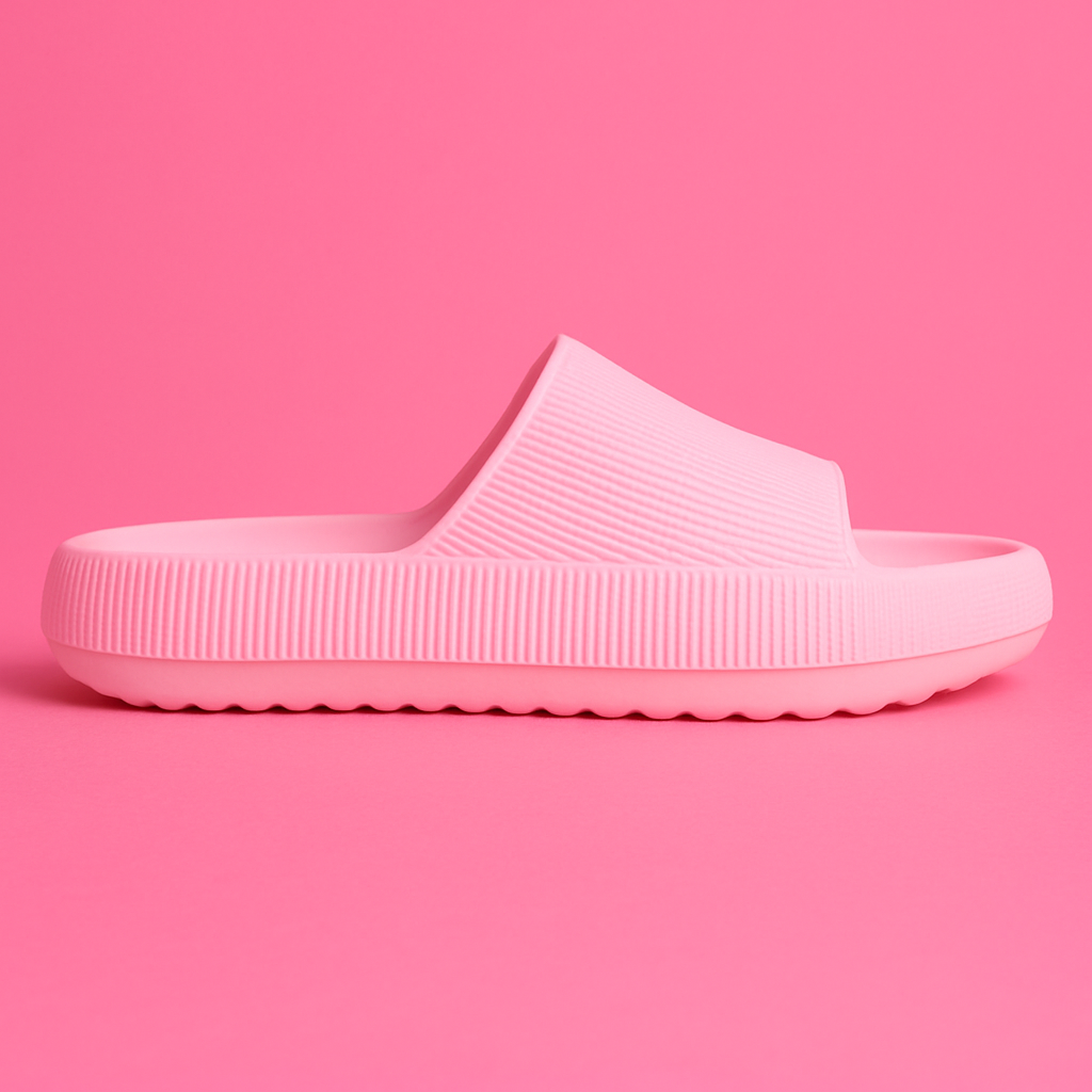 Sandália rosa sem logotipo